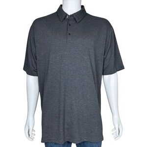 Jachs New York Mens XXL Polo Shirt Short Sleeve Gray Preppy Golf Casual New